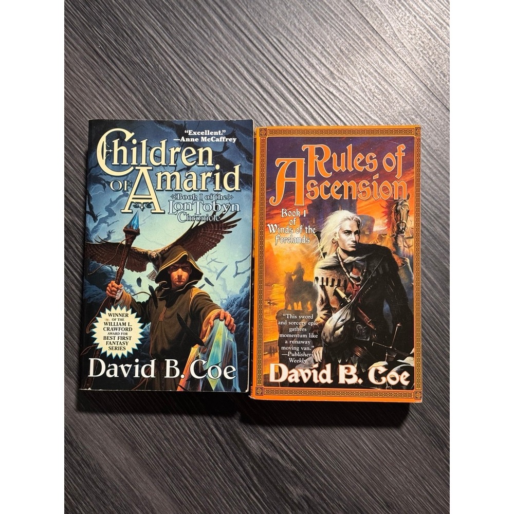 Vintage Paperback Sci-Fi Books by David Coe